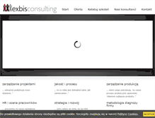 Tablet Screenshot of consulting.exbis.pl